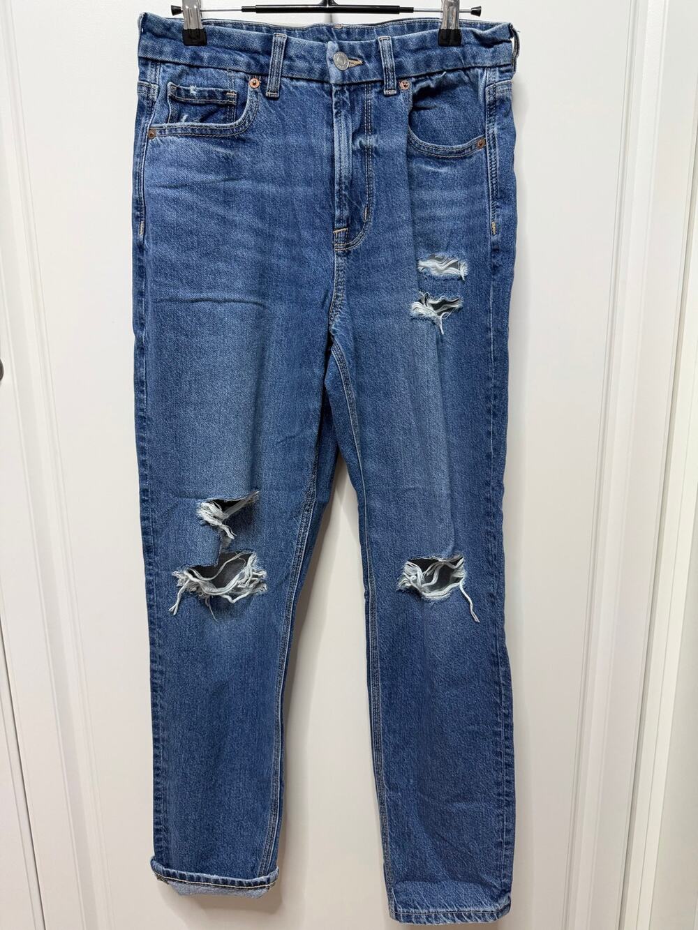 American eagle Curvy Mom Jean distressed 6 regular NWT $60 retail